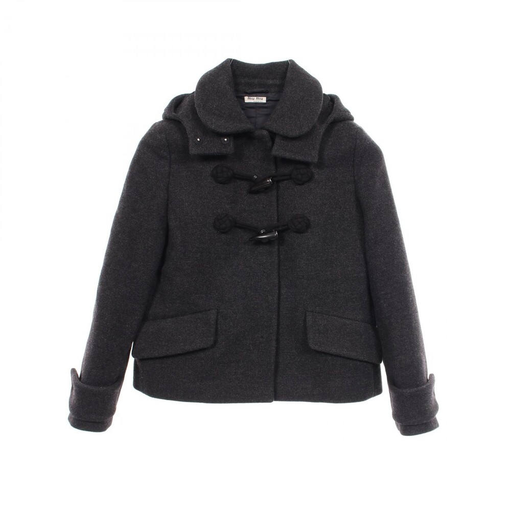 Miu Short Hooded Duffel Coat #338748M65B